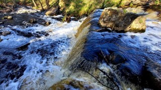 Фото Миорский водопад на реке Вята весна 2022