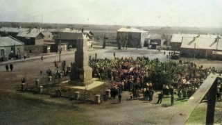 Фотография площадь Свободы в Миорах 1950-е годы