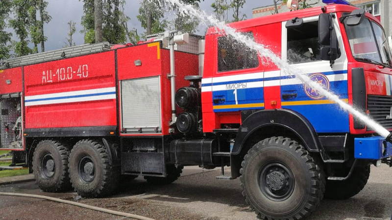 На пожаре по улице Доватора в Миорах погиб пенсионер